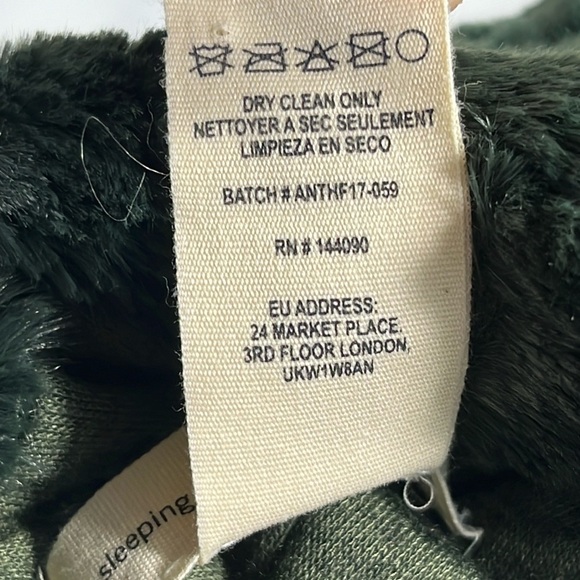 Anthro Sleeping on Snow Faux Fur Silky Cuffed Toboggan Hat - Picture 8 of 9